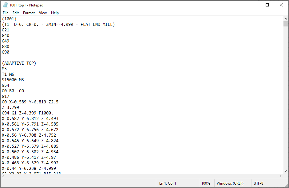 mach3 g code examples